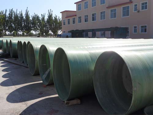 FRP sand-filled pipe