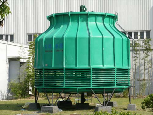 Round cooling tower